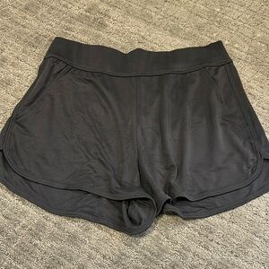 Black soft fabletics shorts